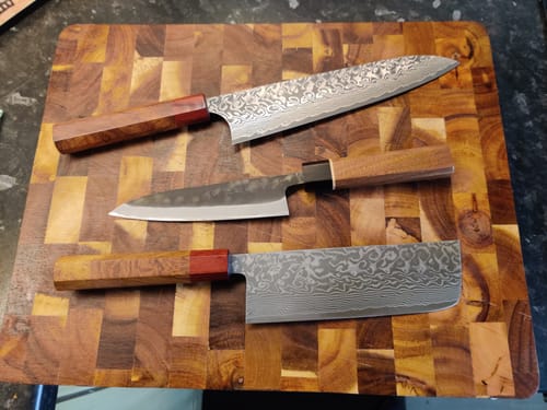 Customer photo review of Shiro Kamo Petty 150 mm