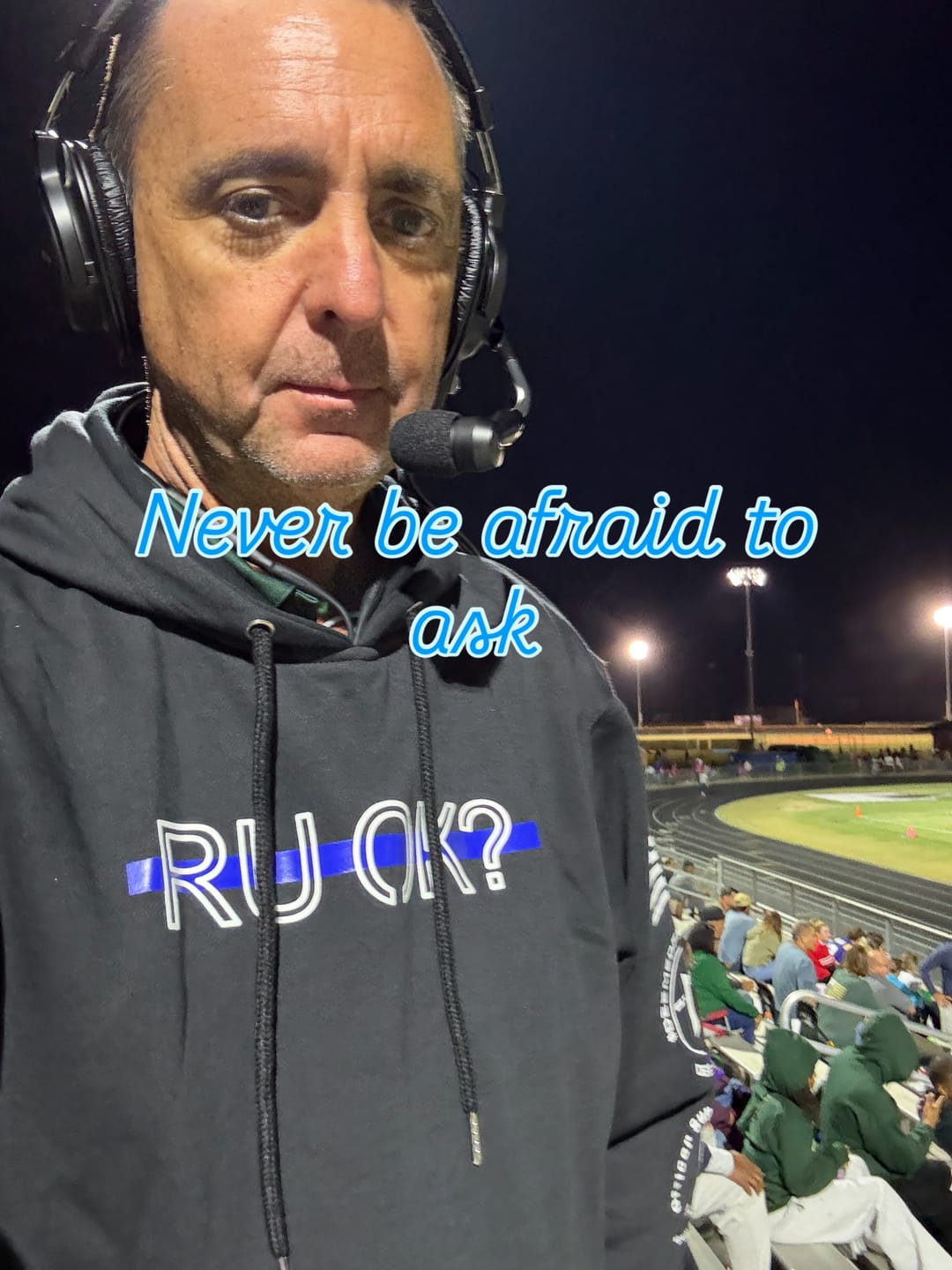 Customer photo review of Stigma-Breaking Hoodie- Blue Line