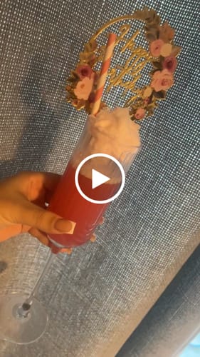 Customer video review of The Birthday Cocktail Kit
