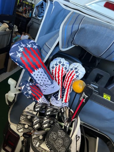 Customer photo review of USA Headcover Blue