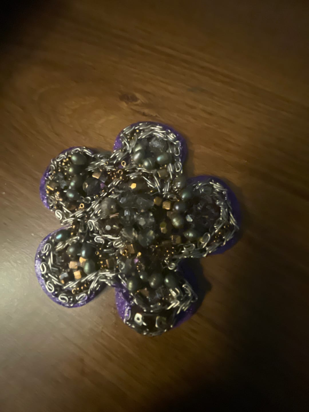 Customer photo review of Unfinished Wood Flower Shape - Spring - Craft - up to 46" DIY