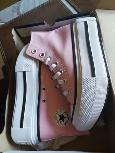 Customer photo review of Zapatillas Converse Chuck Taylor Lift Double Stack Mujer Rosado