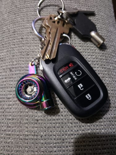 Customer photo review of Turbo Keychain