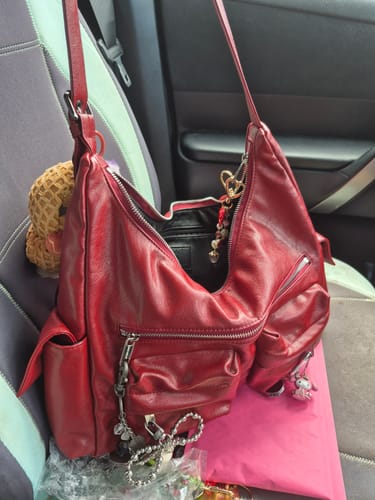 Customer photo review of SAMO ONDOH - pocket mug bag L Goat red (DISPATCH IN 48HRS)