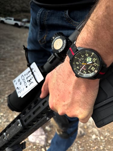 Customer photo review of Glomar Explorer - Hook & Loop Strap Striped