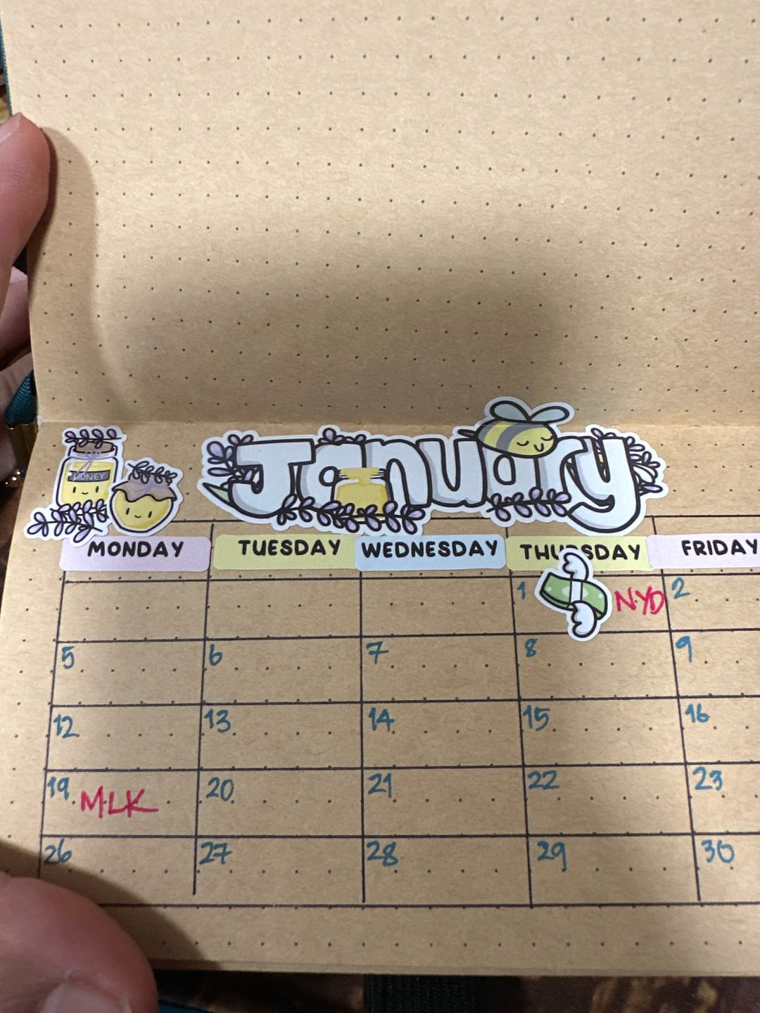 Customer photo review of Honey Lavender Journal Pack