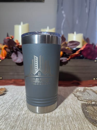 Customer photo review of (6 Pieces) Laser Engraved Pint | 16 oz