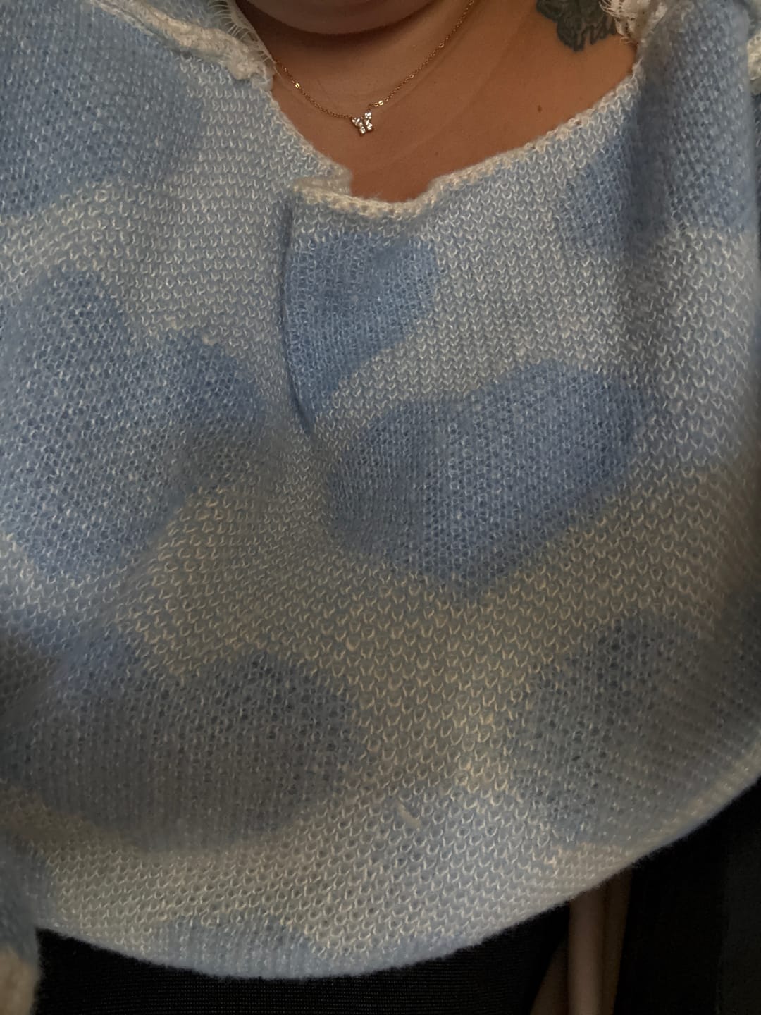 Customer photo review of Shine Butterfly Halskette | 18K vergoldet