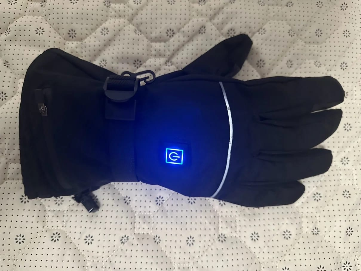 Customer photo review of Beheizte Handschuhe – 3 Heizstufen, wasserdicht & winddicht