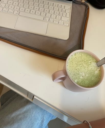 Customer photo review of THÉ MATCHA GENMAI BIO