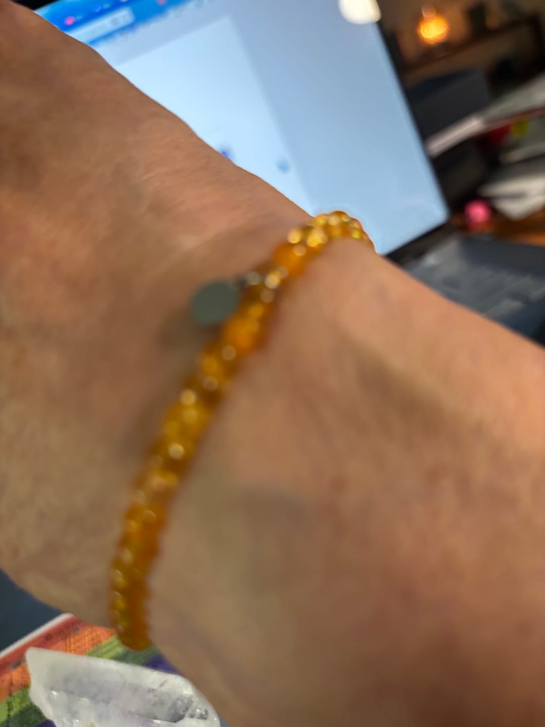 Customer photo review of Citrine Bracelet Mini