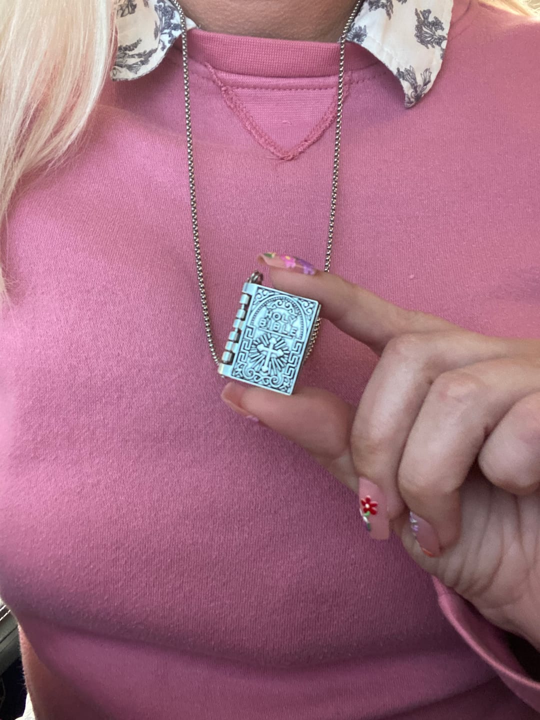 Customer photo review of The Lord's Prayer Necklace (LIMIT ONE PER PERSON)