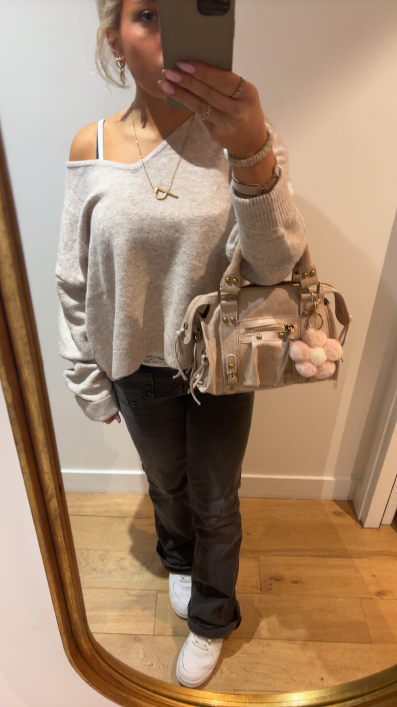 Customer photo review of Mini it girl bag vanilla pink
