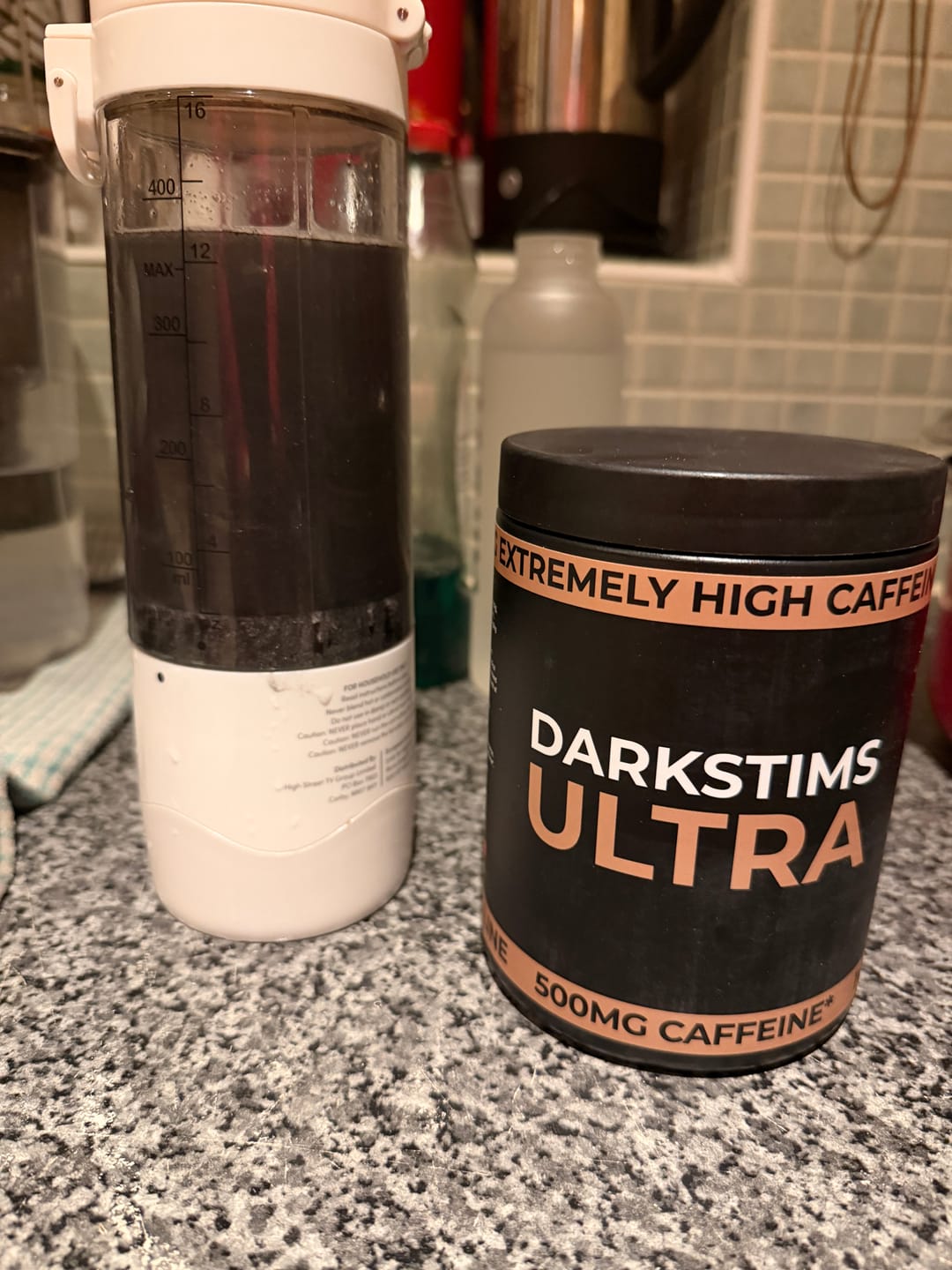 Customer photo review of DARKSTIMS ULTRA PRE WORKOUT
