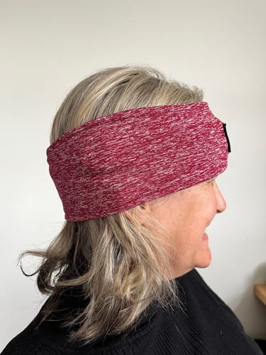 Customer photo review of BlueSnooze - Bluetooth Sleep & Sports Headband