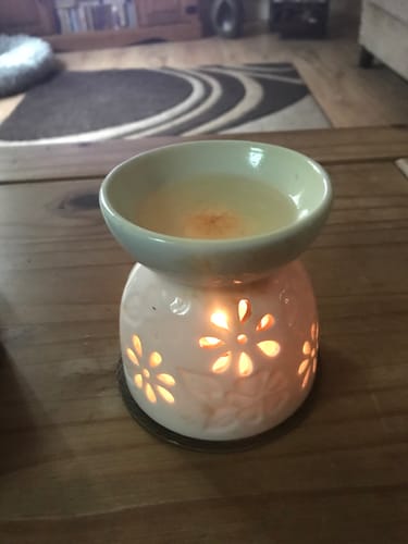 Customer photo review of Orange Bergamot Wax Melt