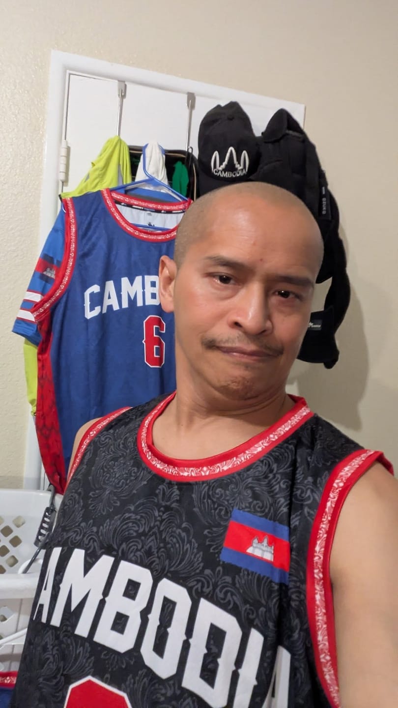 Customer photo review of Cambodia Heritage Custom Basketball Jersey