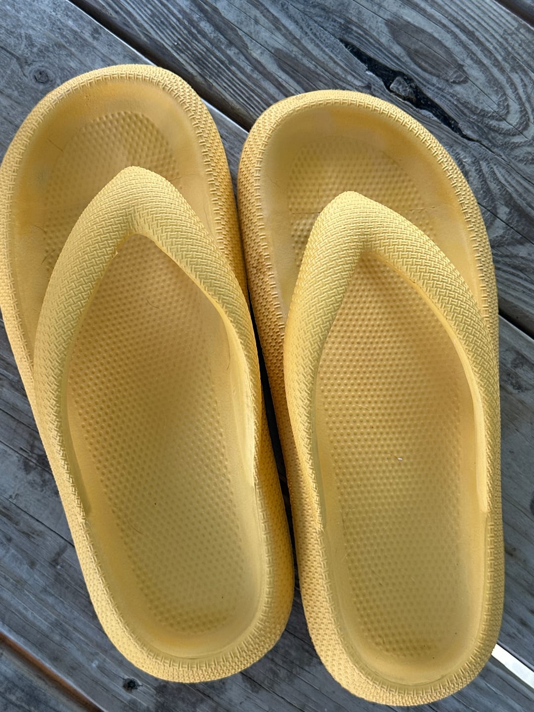 Customer photo review of Cloud Slides - Men's Flip Flops