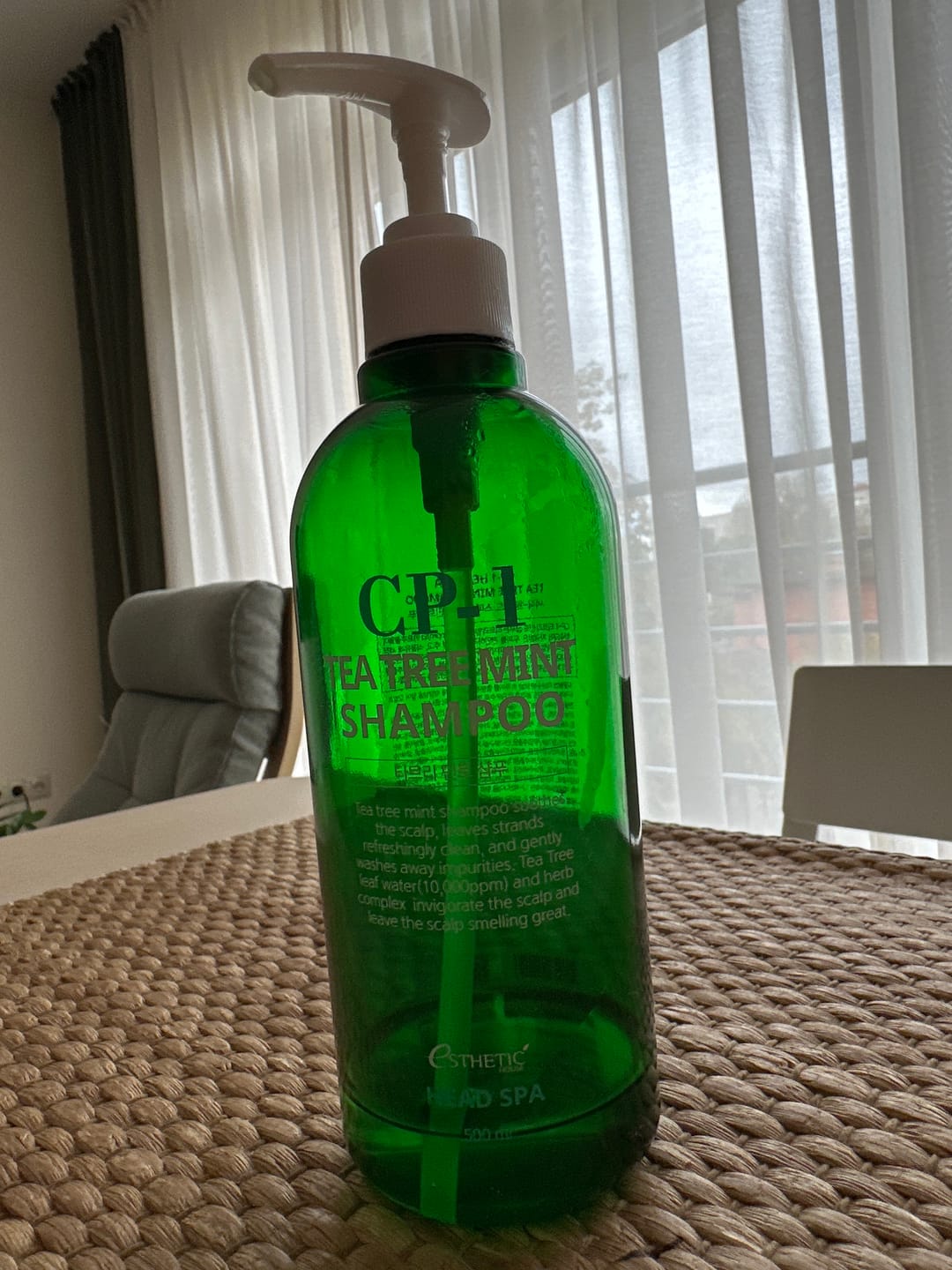 Customer photo review of Atsvaidzinošs SPA šampūns galvas ādai Esthetic House CP-1 Tea Tree Mint Shampoo