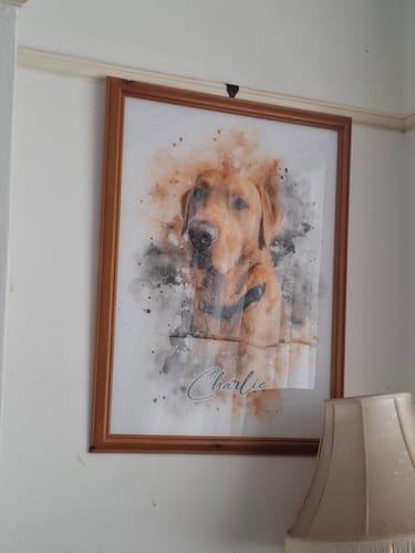 Richard B. review of Your Pet as Watercolor Portrait image 1 out of 1