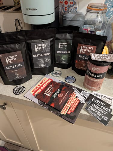 Customer photo review of Ground Coffee Sample Bags