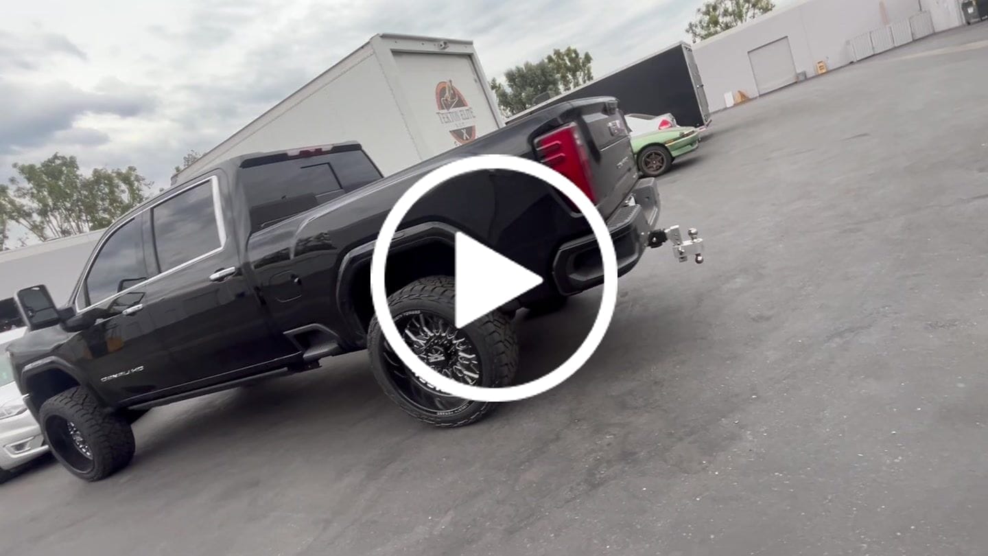 Customer video review of 24x12 Liberty Forged LBTY15 - 8x180 Lug Pattern - Black and Milled (Set of 4)