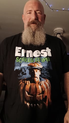 Customer photo review of Ernest Scared Stupid: Classic T-Shirt