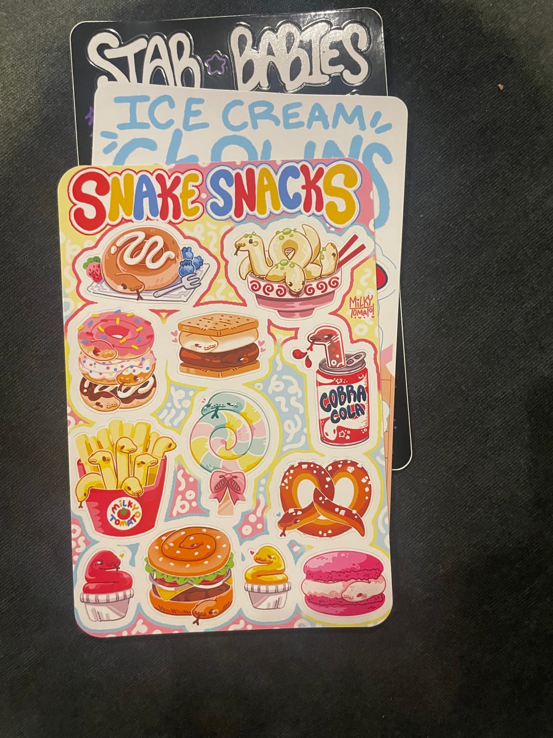 Customer photo review of Mystery Sticker Sheet Packs!