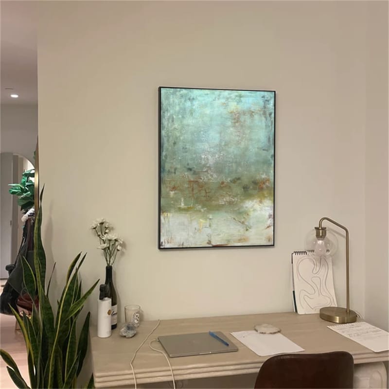Customer photo review of Abstract Painting Canvas #AP199