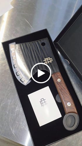 Customer video review of THE BUTCHER KNIFE