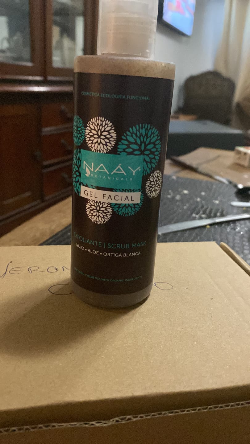 Customer photo review of Exfoliante