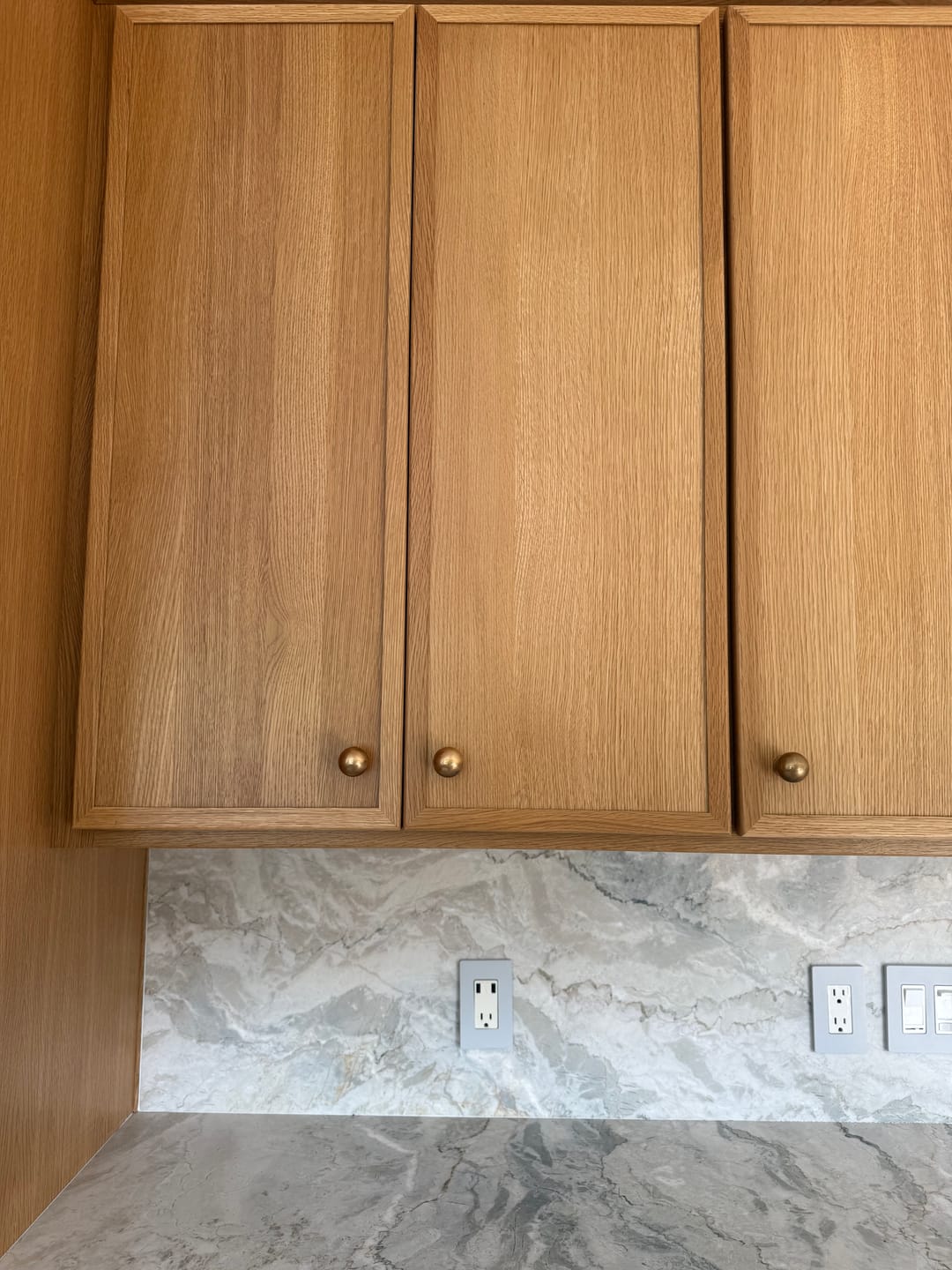 Customer photo review of Brass Ball Knob - Antique Brass