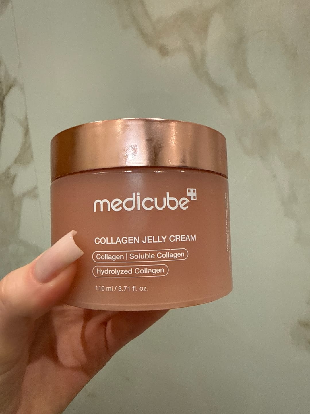 Customer photo review of Nostiprinošs krēms-gels sejai Medicube Collagen Jelly Cream