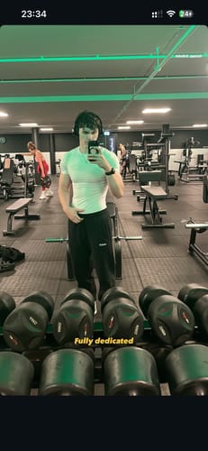 Customer photo review of Dedic8 Compression Tee