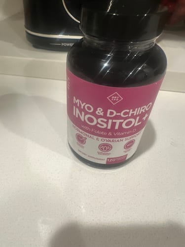 Customer photo review of Inositol+ Capsules - Hormone Balance & Healthy Ovarian Support for Women