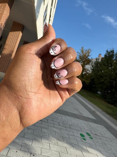 Customer photo review of Rubber base coat - Creamy pink - Libre de HEMA y TPO | Didier Lab - 10ml