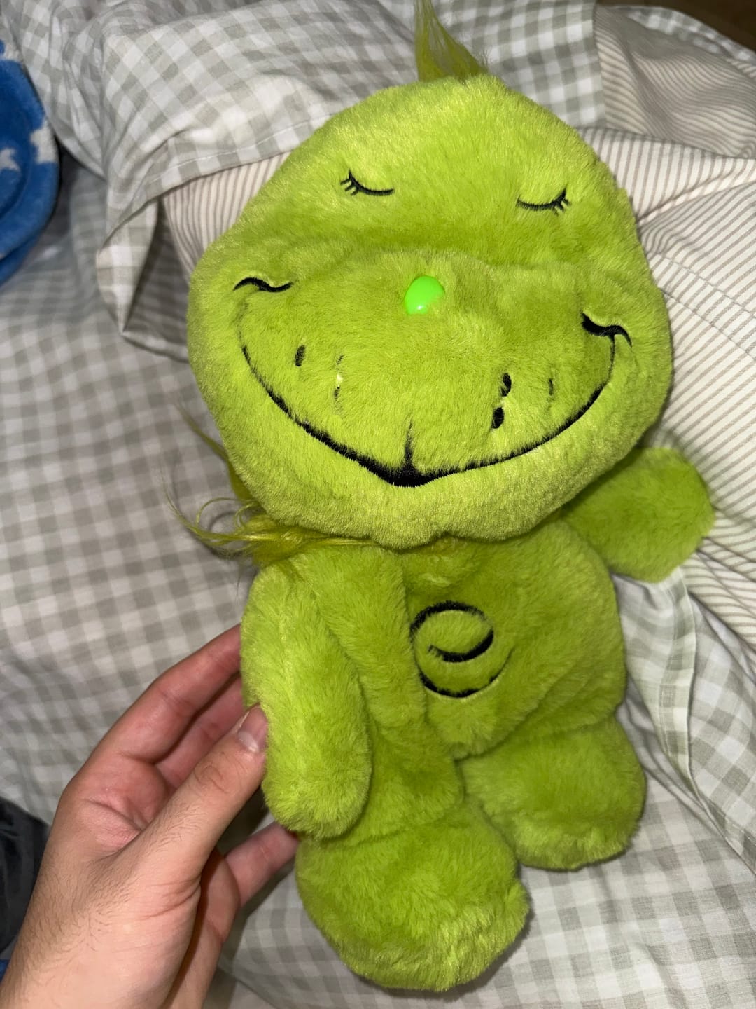 Customer photo review of GrumpyHug™ Soothe & Snuggle Plush