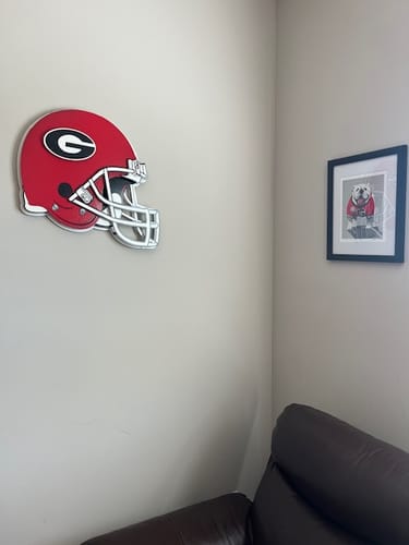 Customer photo review of BLITZ COLLECTION - 8 LAYER Georgia Bulldogs 3D Vintage Metal Wall Art