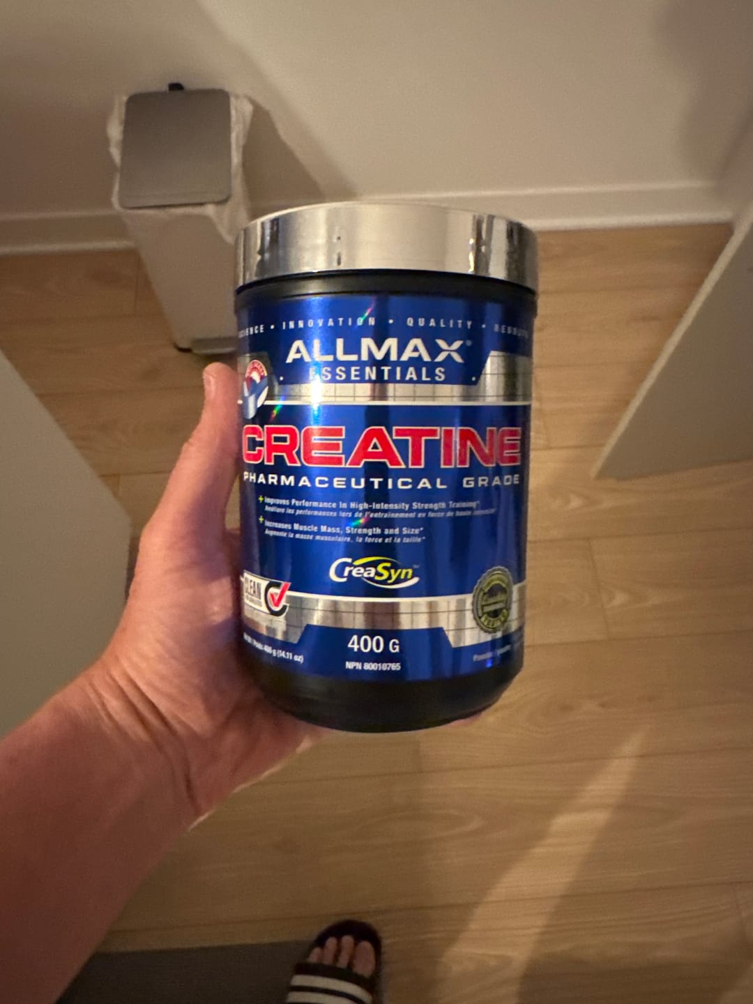 Customer photo review of Allmax - Creatine Monohydrate - 100g-1000g