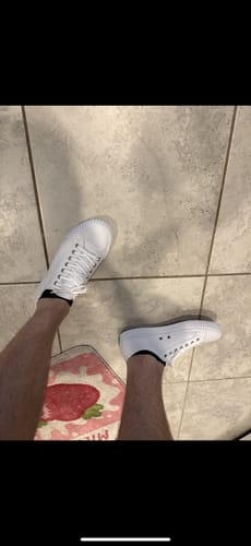 Customer photo review of Pay now to unlock free returns