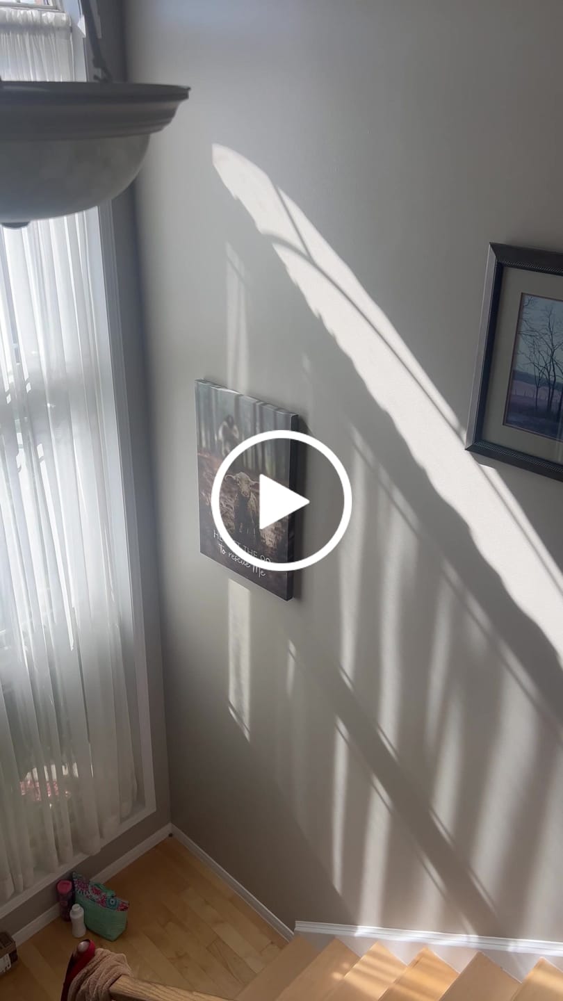 Customer video review of He Left the 99 to Rescue Me, Jesus and Lost Sheep, Wall Art Canvas
