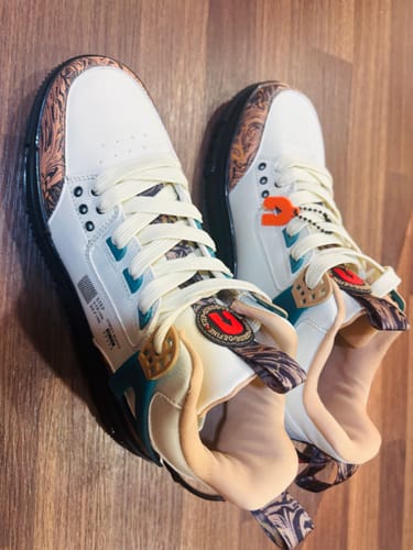 Customer photo review of Street Skate 3.0 Beige Mid Top Premium Flat Sole Sneakers