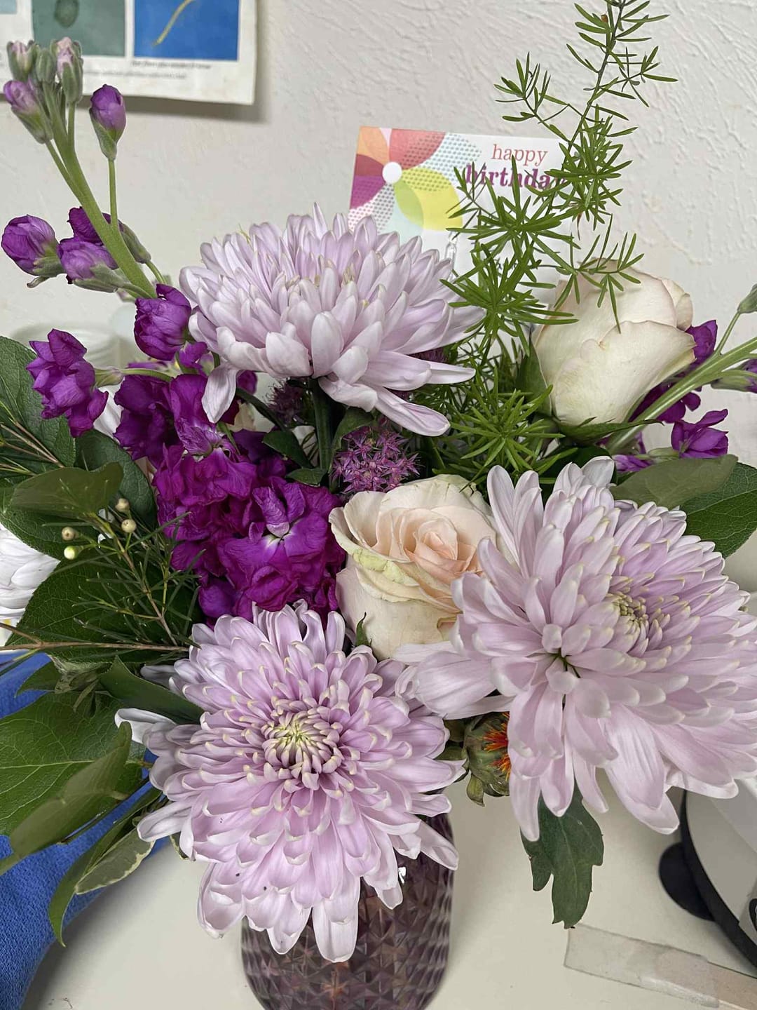 Customer photo review of Small Vase Arrangement