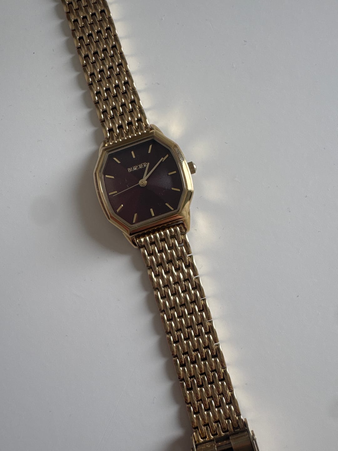Customer photo review of Julia Gold Burgundy