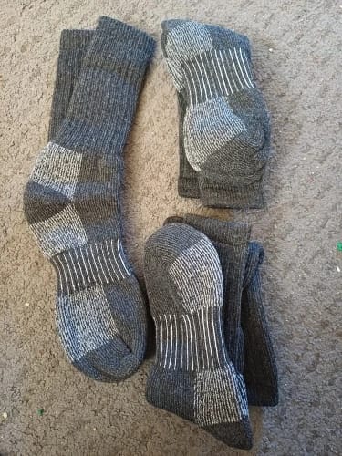 Customer photo review of Naturwide Merino Wolle Socken – 3er Set für Damen & Herren
