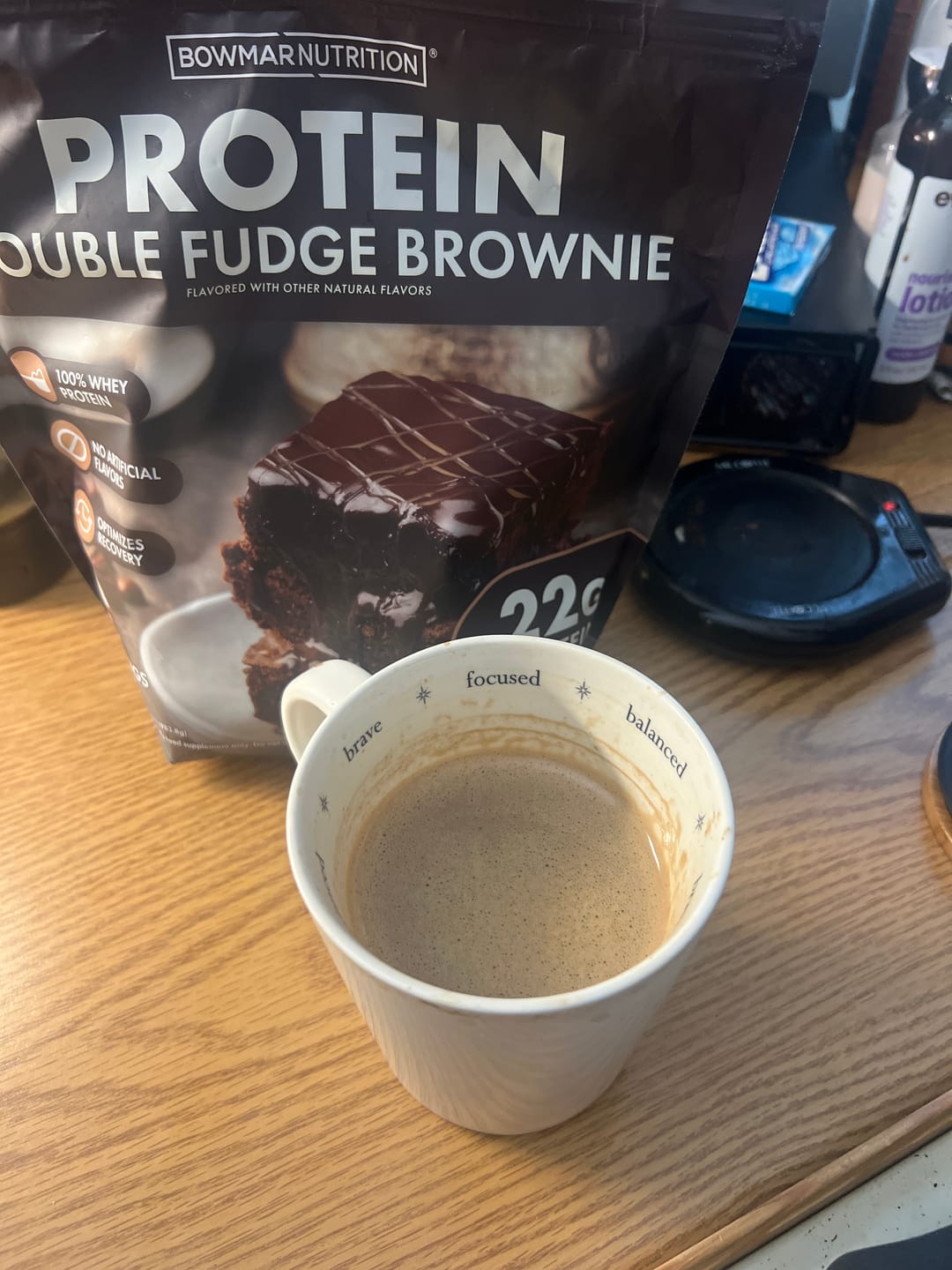 Customer photo review of Whey Protein