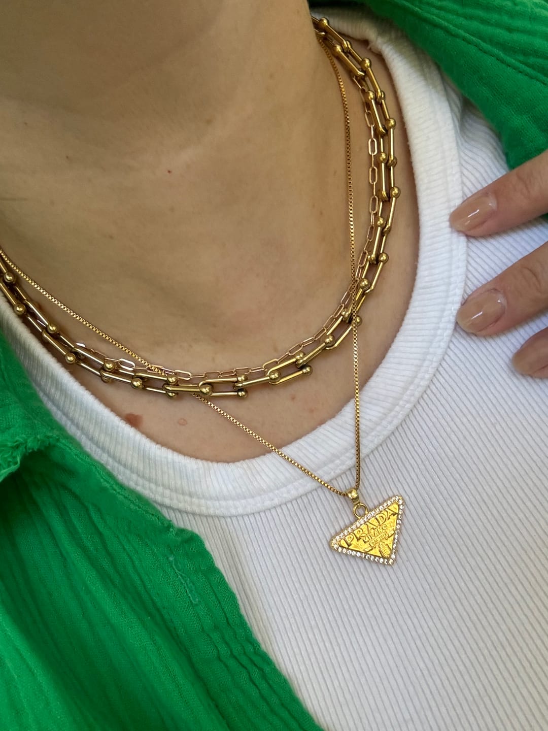 Customer photo review of Lyric Necklace