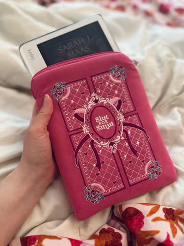 Customer photo review of Slut for Smut E-Reader Sleeve - Pink