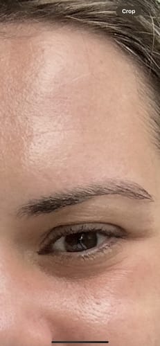 Customer photo review of BROW SERUM