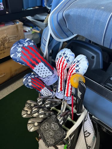 Customer photo review of USA Headcover Blue
